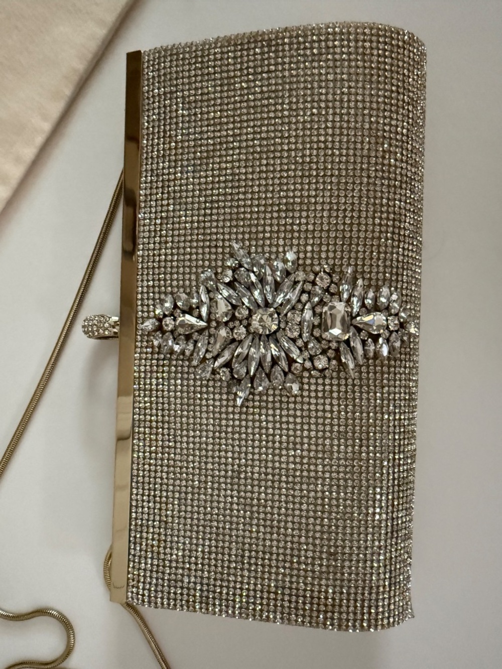 Badgley Mischka Jeweled Crystal Evening Bag